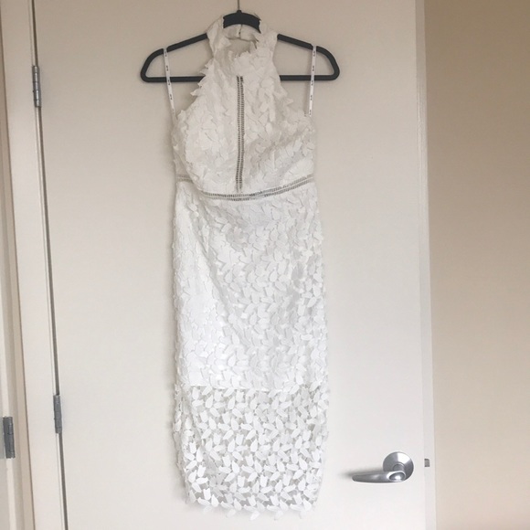 NWT Bardot Gemma Lace Dress in White - Picture 3 of 5
